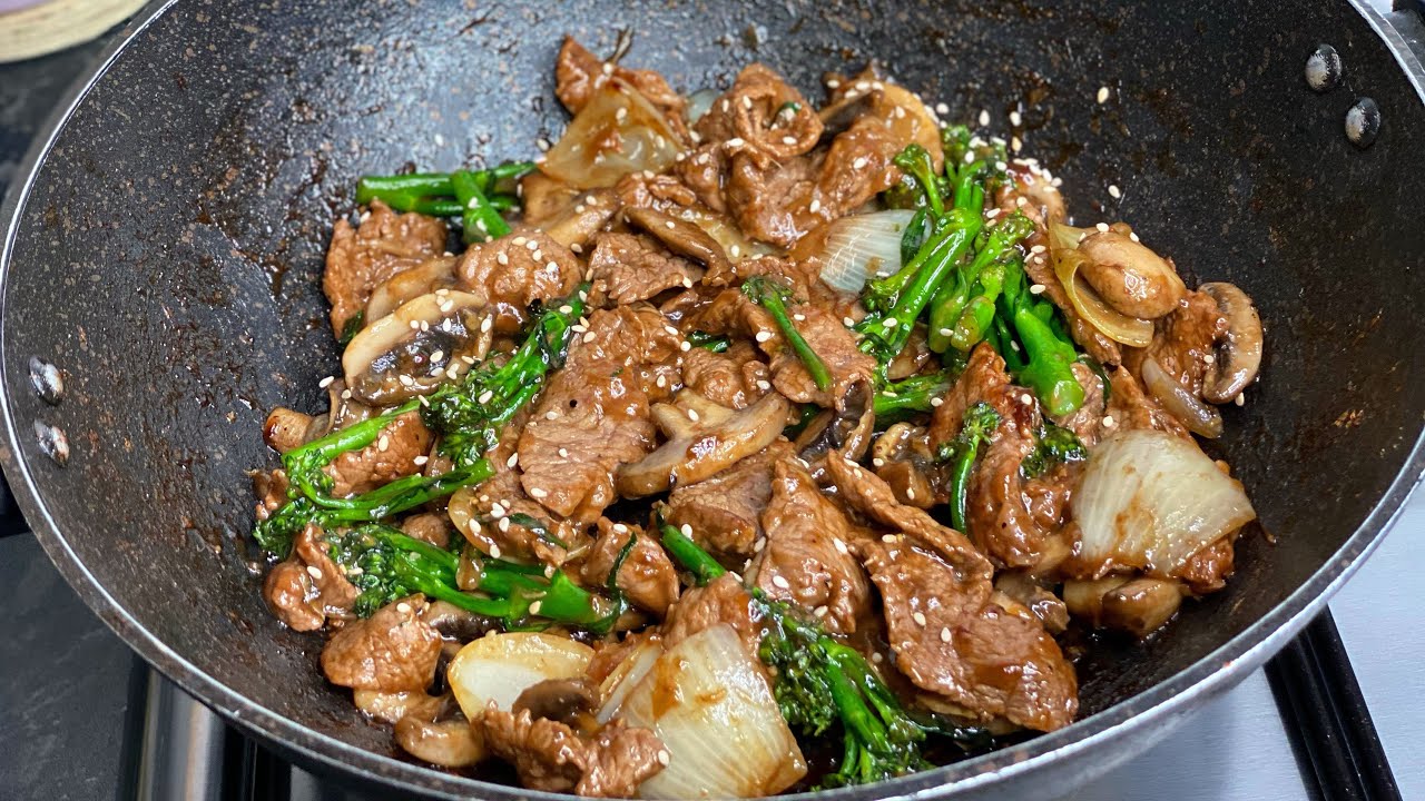 Easy Beef, Broccoli and Mushrooms Stir Fry TERRIANN’S KITCHEN