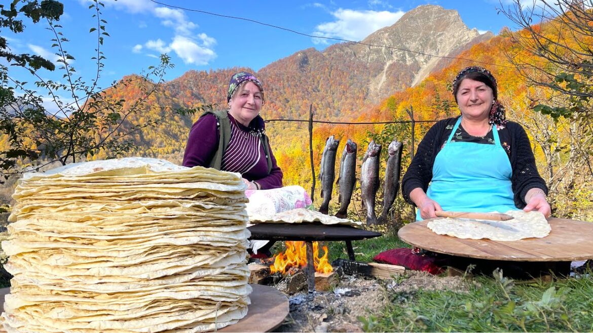 Grandma's Favorite Flatbread and Trout Recipe: Quick & Easy Homemade Lavash!