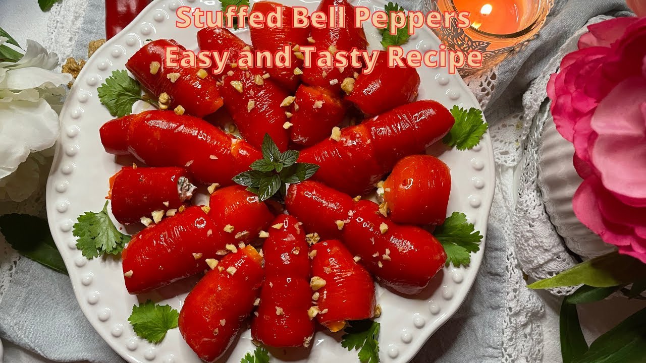 Stuffed Bell Peppers Easy and Tasty Recipe Farida's Kitchen
