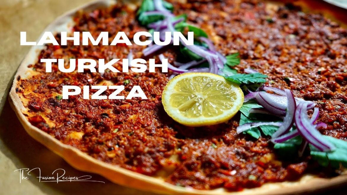 How To Make Lahmacun Turkish Pizza | Easy Homemade Lahmacun Turkish Pizza