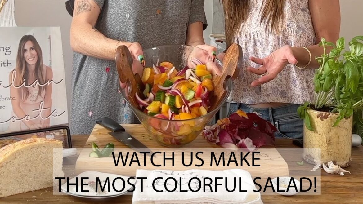 THE MOST COLORFUL SALAD RECIPE!