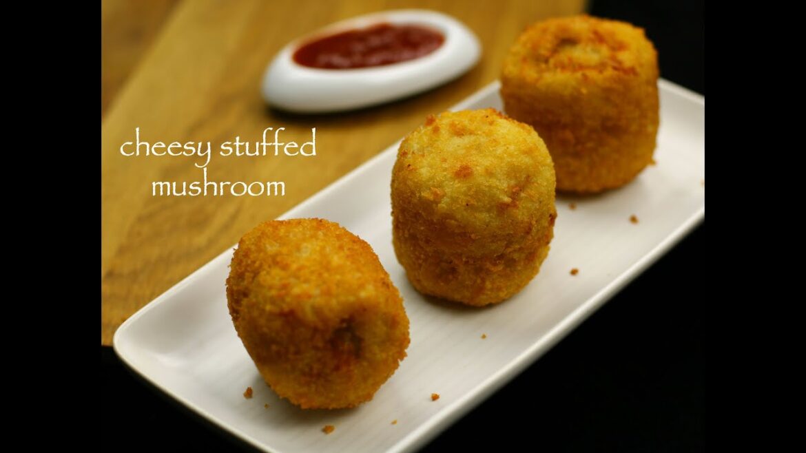 chessy stuffed mushroom recipe | stuffed mushroom recipe