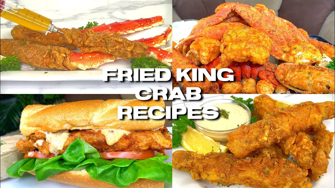 5 FRIED KING CRAB RECIPE! Dining and Cooking