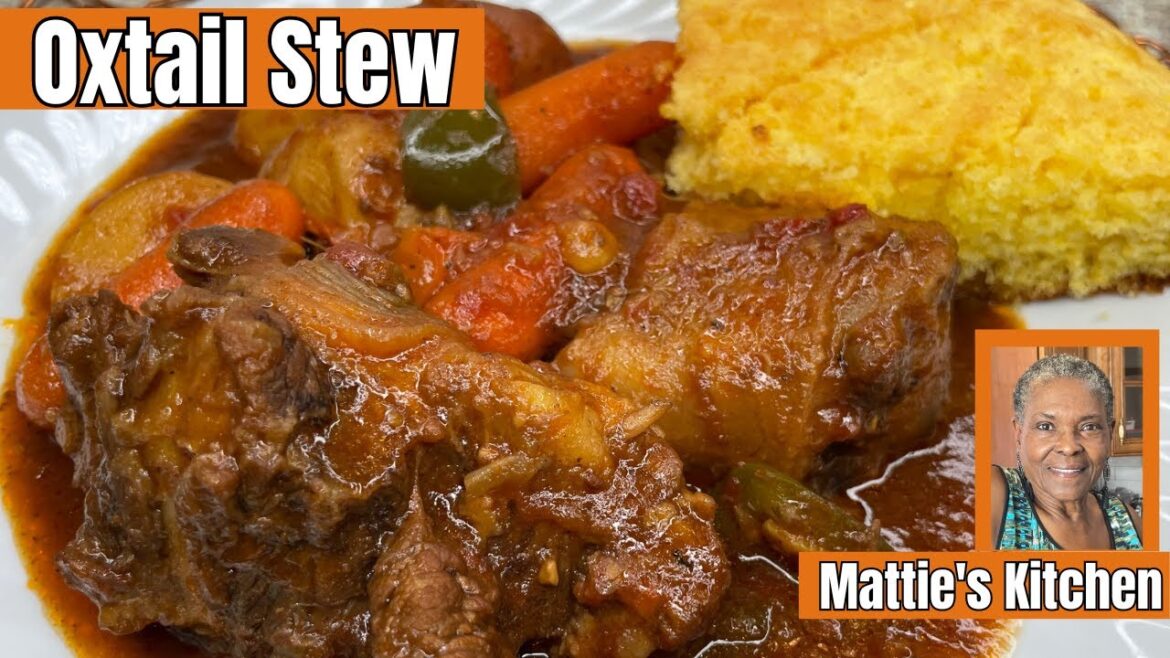 Southern Delicious Oxtail Stew / Ox Stew Recipe / Mattie’s Kitchen Southern Delicious Oxtail Stew / Ox Stew Recipe / Mattie's Kitchen