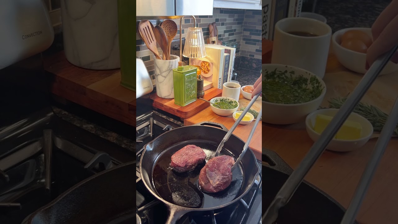 Silver Fern Farms x Kristenfaith_eats Top Sirloin Steak with Eggs and Salsa Verde Dining and