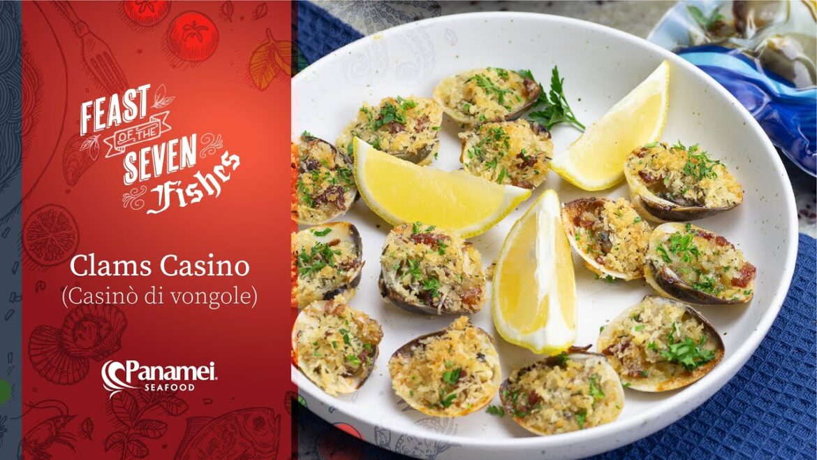 Clams Casino (Casinò di vongole) ~ Panamei Feast of the Seven Fishes Holiday Tradition