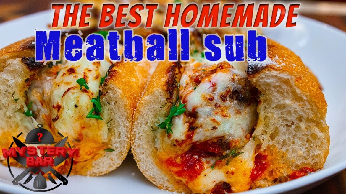YOU WON'T FIND ANOTHER MEATBALL SUB RECIPE AS GOOD AS THIS! | COOKING AT HOME TUTORIAL