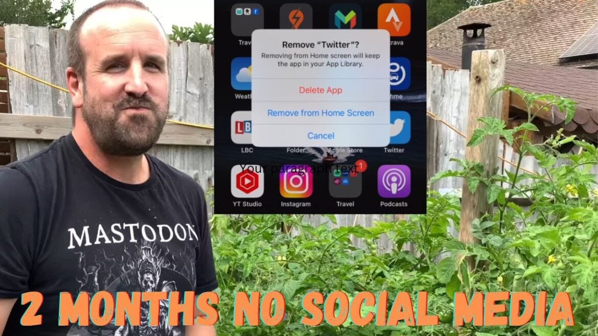 I gave up social media to build a vegetable garden I gave up social media to build a vegetable garden