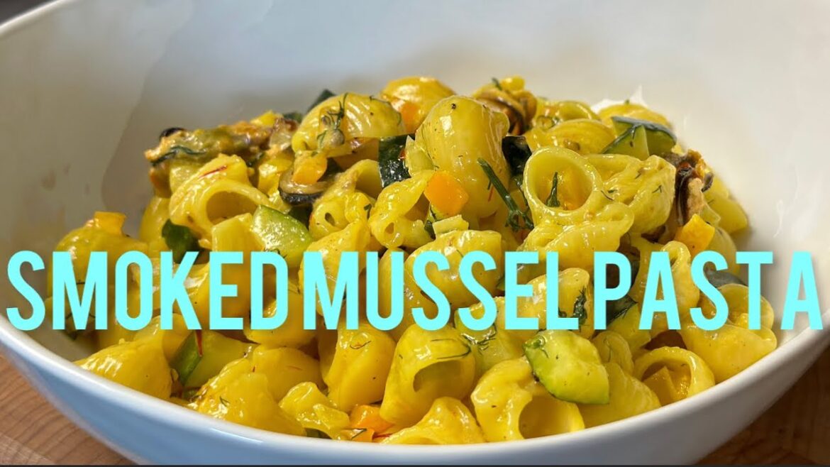 Spanish style smoked mussel pasta!!!