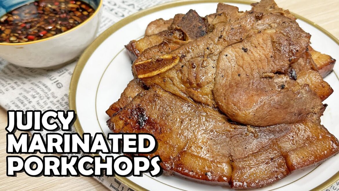 Juicy Marinated Pork Chops | Pan Pan Fried Pork Chops