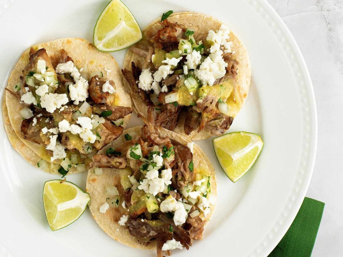 No-Waste Tacos de Carnitas: Turn down the oven after the meat is at temperature? No-Waste Tacos de Carnitas: Turn down the oven after the meat is at temperature?