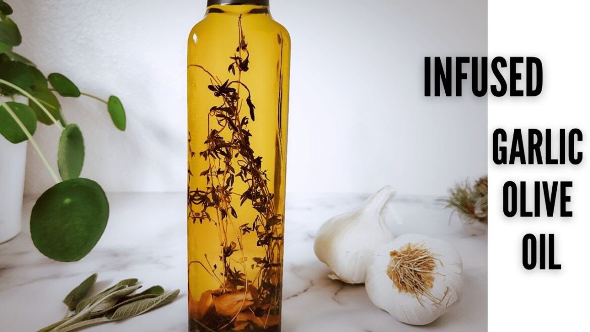 Flavor Fusion: DIY Infused Garlic Olive Oil & Herb Oils for Festive Gifting!