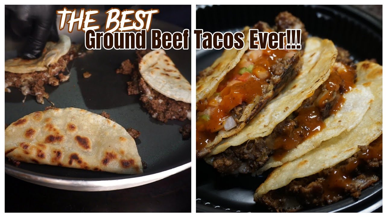 Best Ground Beef Tacos Recipe Beef Tacos Recipe Dining and Cooking