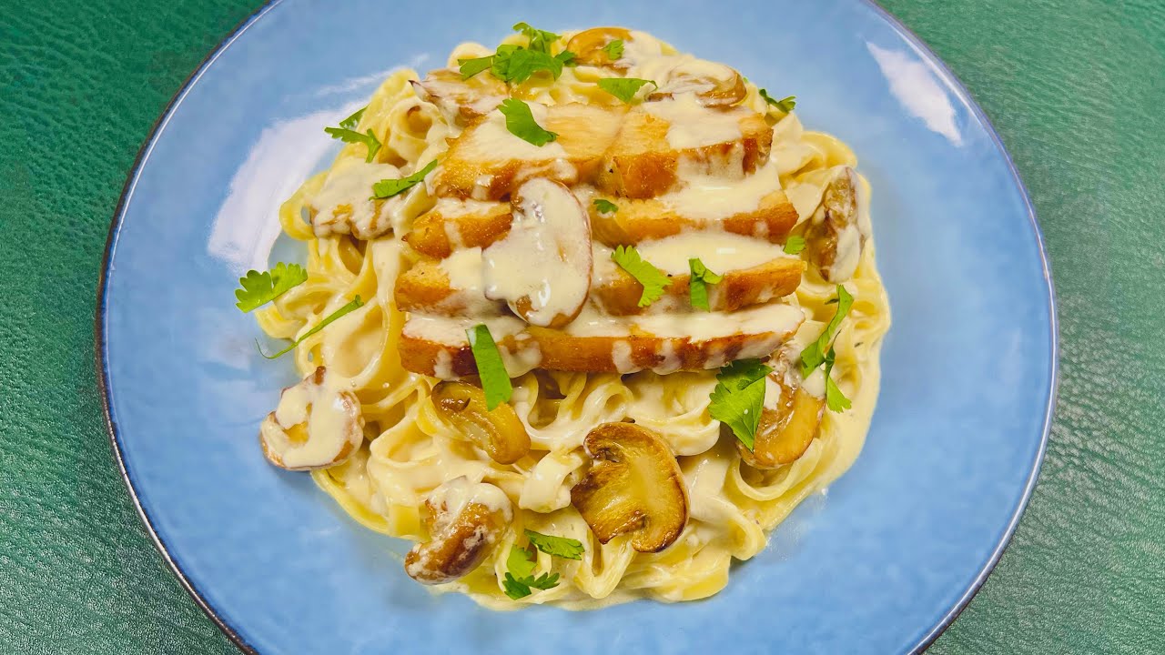 Mouthwatering Creamy Chicken Alfredo | Pasta Recipe - Dining and Cooking