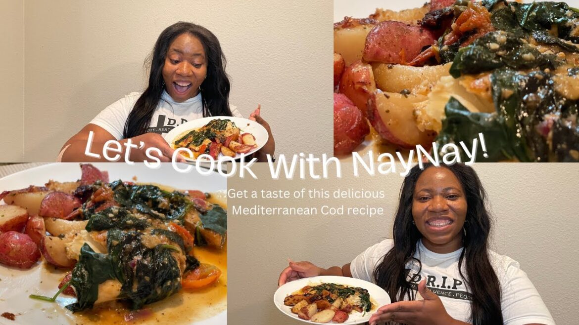 Come Cook With Me, Mediterranean Cod, instagram recipe
