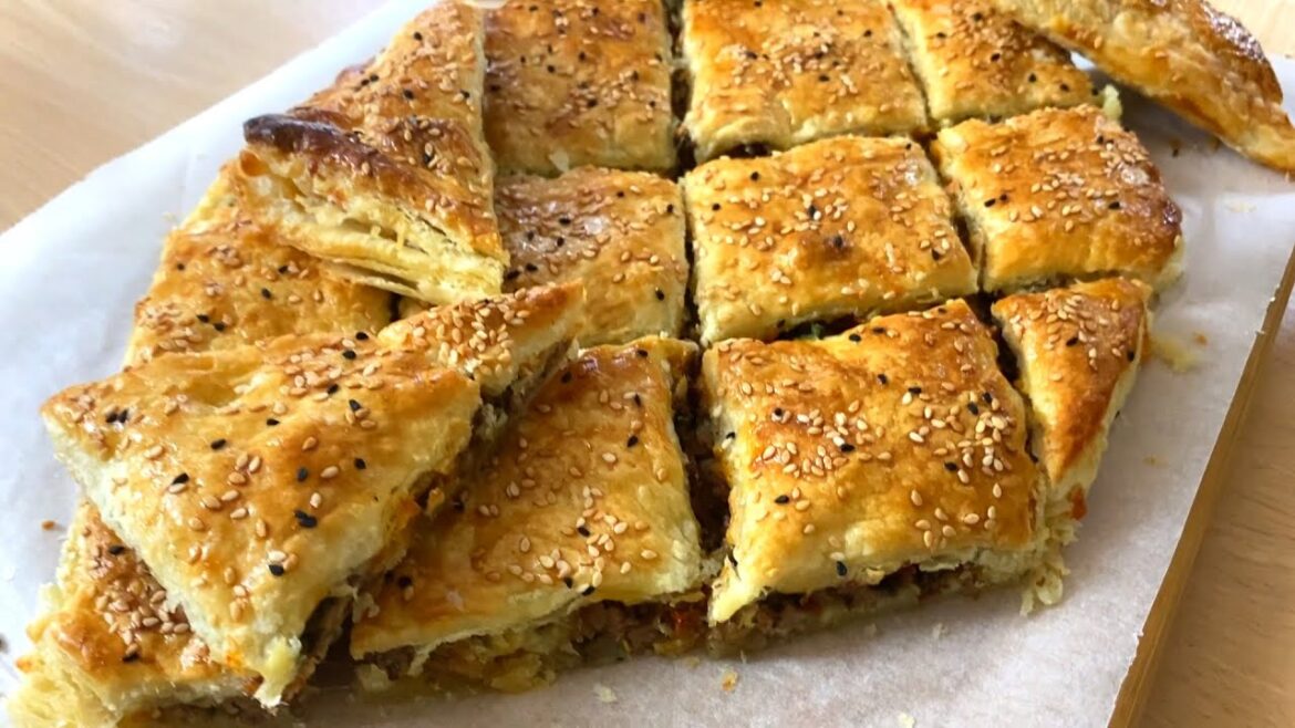 Delicious Turkish Style Puff Pastry Recipe that Drives Everyone Crazy!