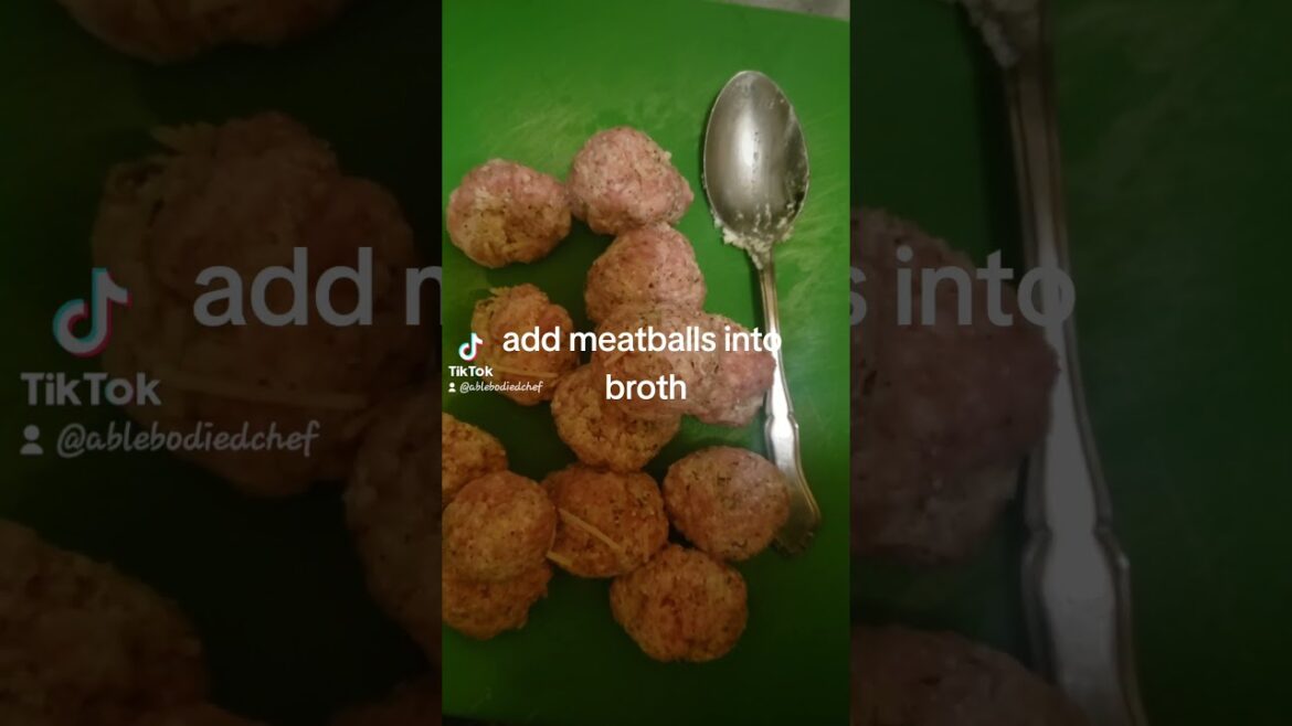 One pot Italian wedding soup