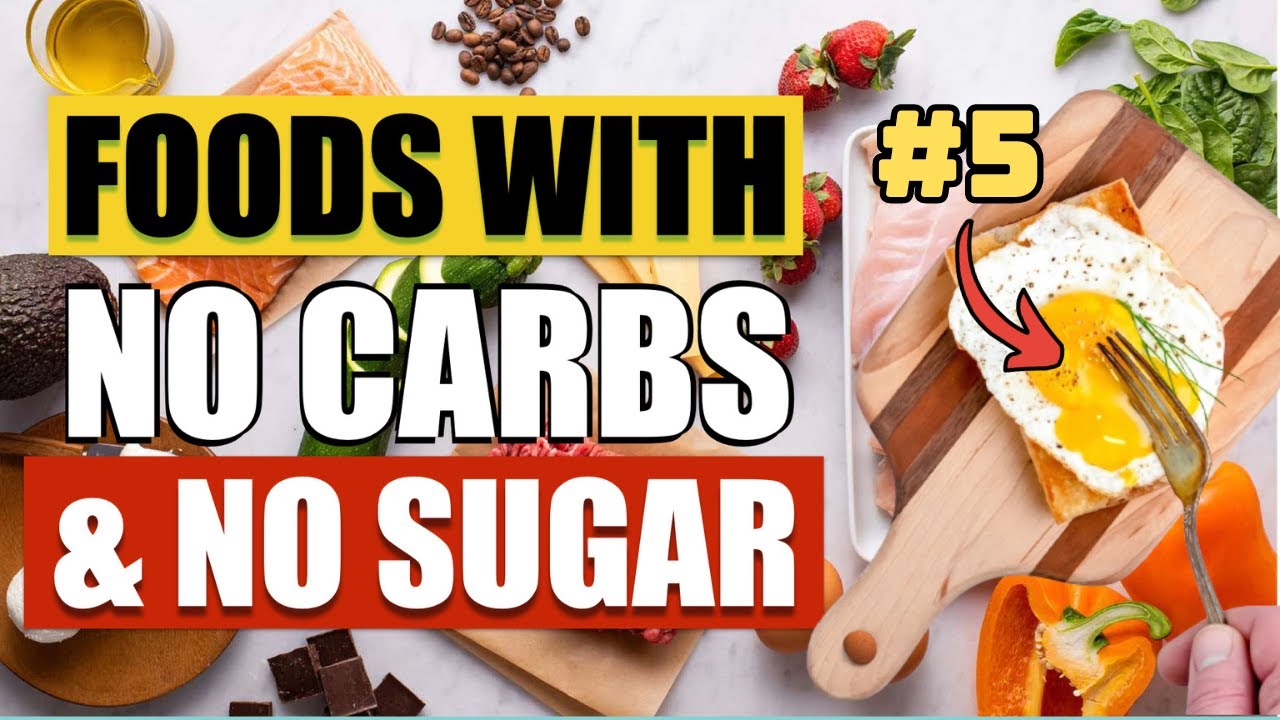 Top 10 HEALTHIEST Foods with No Carbs and No Sugar (UNBELIEVABLE