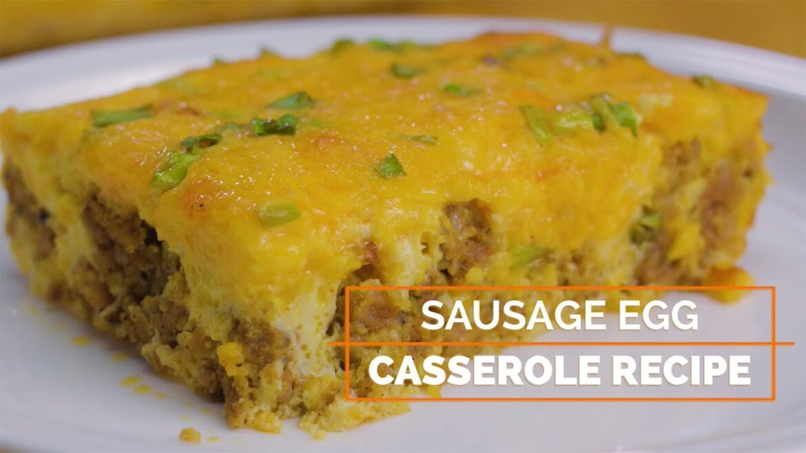 Keto Sausage & Egg Casserole