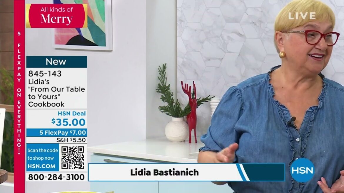 Lidia’s “From Our Table to Yours” Signed Cookbook Lidia's "From Our Table to Yours" Signed Cookbook