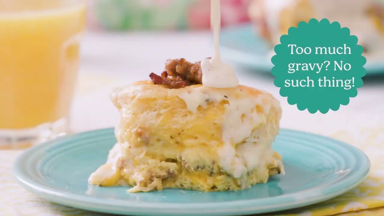 How to Make Biscuits and Gravy Casserole The Pioneer Woman Ree
