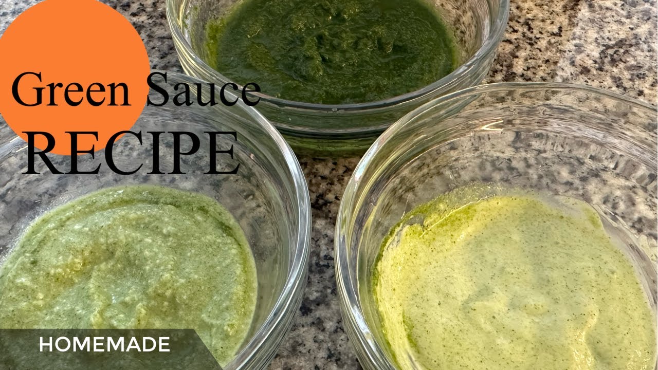 Green Sauce Recipe Mint Yogurt Sauce Mint Mayo Sauce 3 Sauces