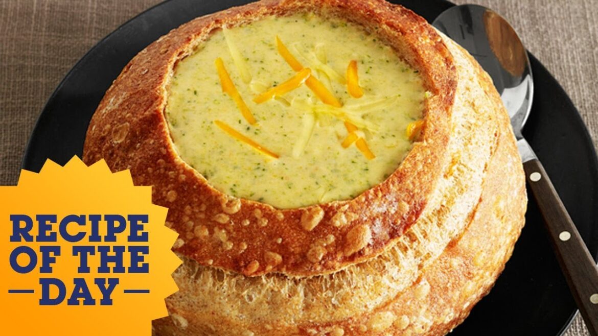 Recipe of the Day: Almost-Famous Broccoli-Cheddar Soup | Food Network Recipe of the Day: Almost-Famous Broccoli-Cheddar Soup | Food Network