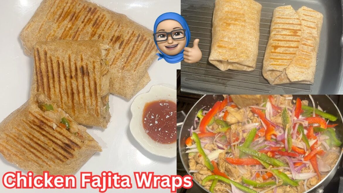 Chicken Fajita Wraps Recipe Chicken Fajita Wraps Recipe