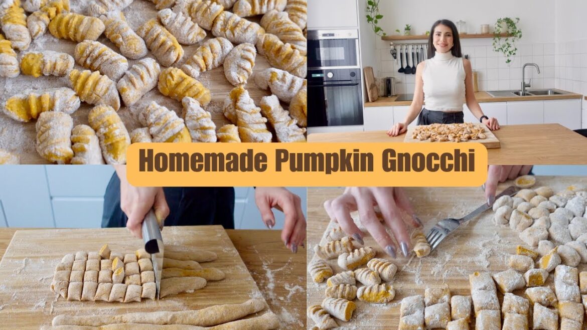 Homemade Vegan Pumpkin Gnocchi by Annie Papatheodorou