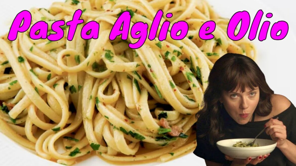 Pasta Aglio e Olio | Scarlett Johansson in Chef