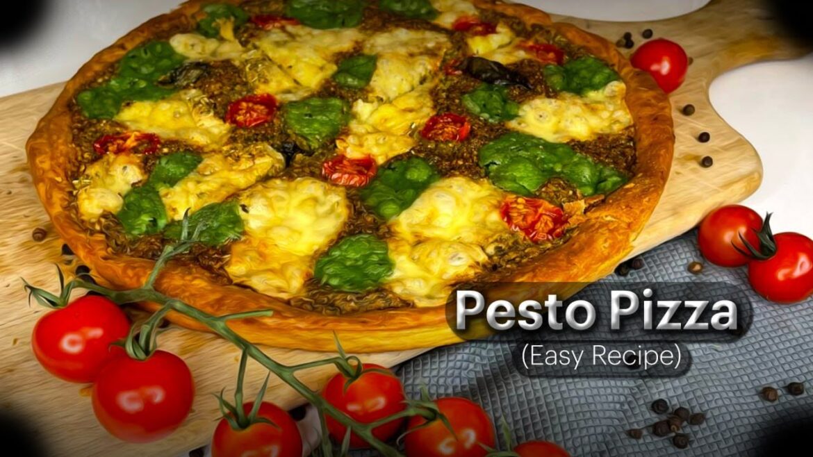 Pesto Pizza (Easy Recipe)| HOMEMADE PESTO SAUCE
