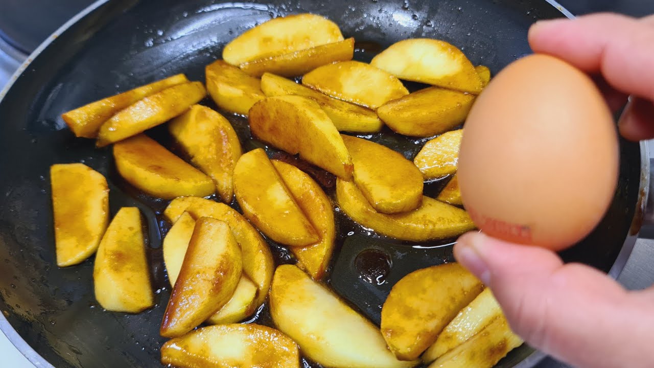 if you have 2 Apples & 1 egg, make the Easy apple cake in frying pan