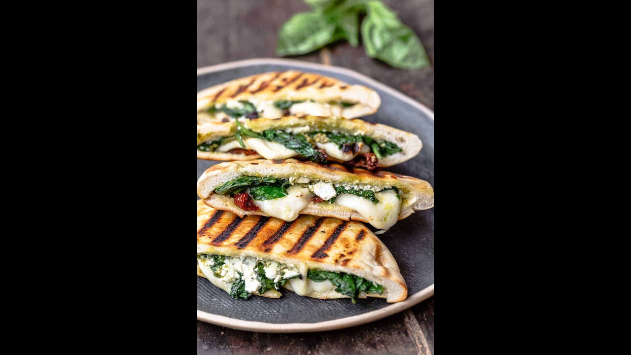 Mozzarella and Feta Grilled Cheese (with Pita bread)! shorts Dining