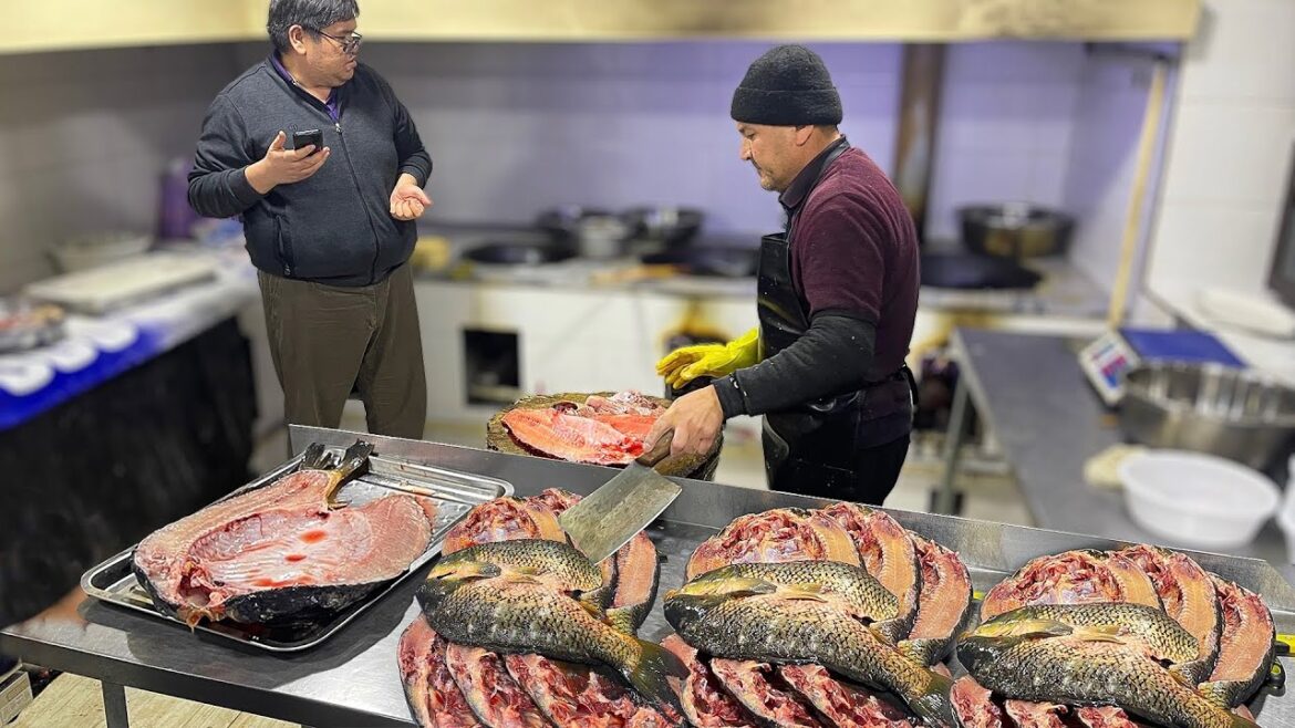 LUXURY Technology of Cooking! How ORDINARY People Eat FISH. Best SELLING Street Food