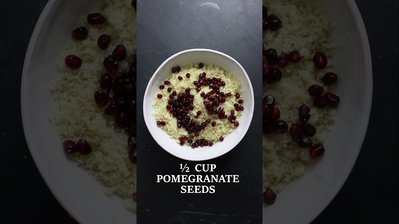 Couscous Salad With Pomegranate Easy Recipe Dining and Cooking