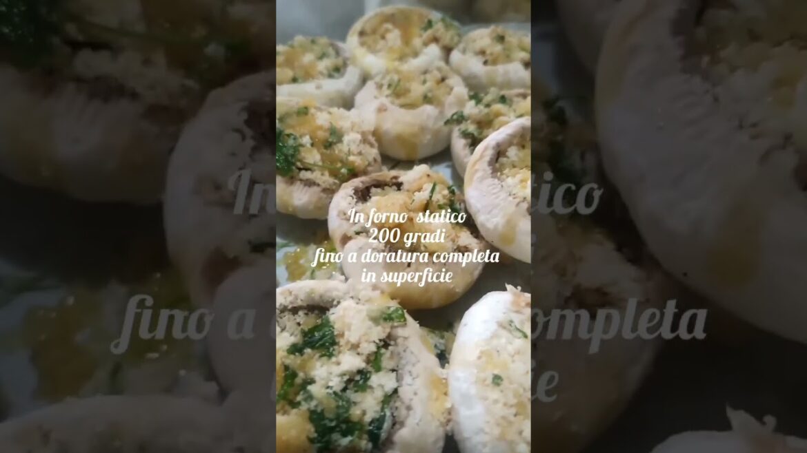 Funghi ripieni gratinati Funghi ripieni gratinati