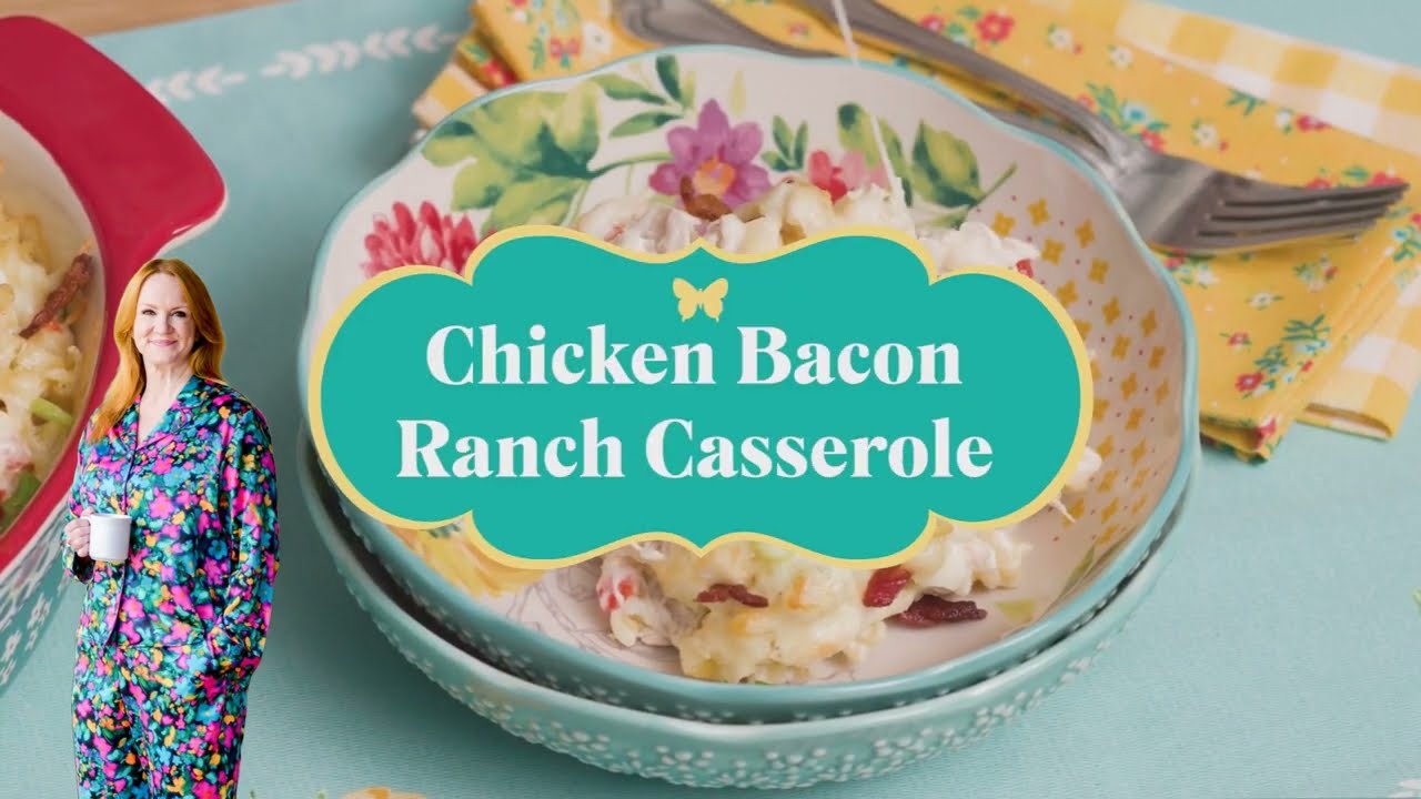How to Make Chicken Bacon Ranch Casserole The Pioneer Woman Ree