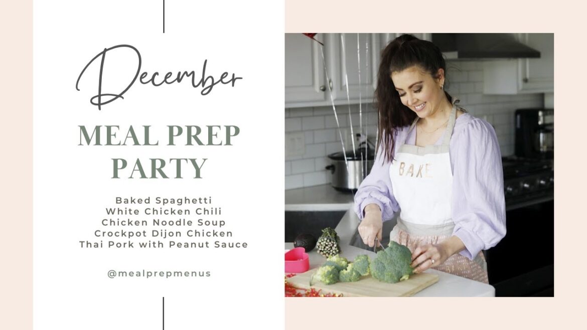 Meal Prep Party- December 14. Prep 5 delicious meals in under an hour!