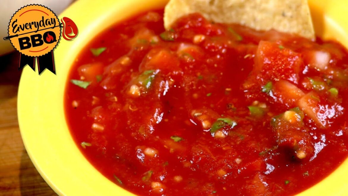 EASY Salsa Recipe – How To Make Homemade Restaurant Salsa in 5 Minutes! Fast Easy Delicious Salsa EASY Salsa Recipe - How To Make Homemade Restaurant Salsa in 5 Minutes! Fast Easy Delicious Salsa