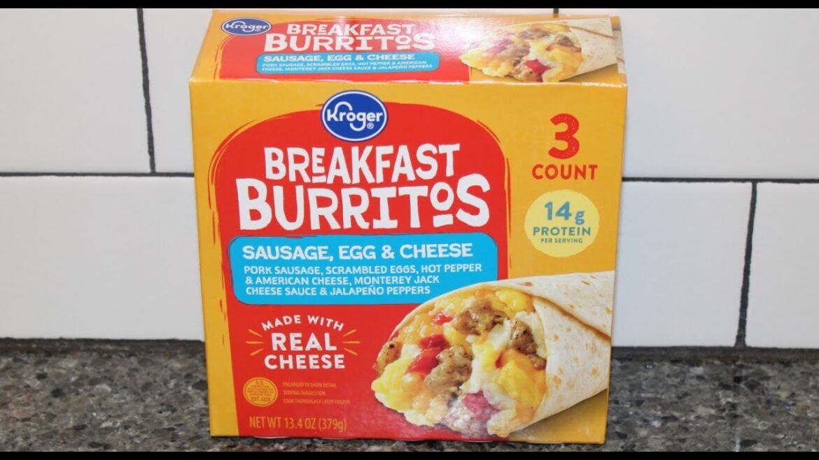 Kroger Breakfast Burritos: Sausage, Egg & Cheese Review