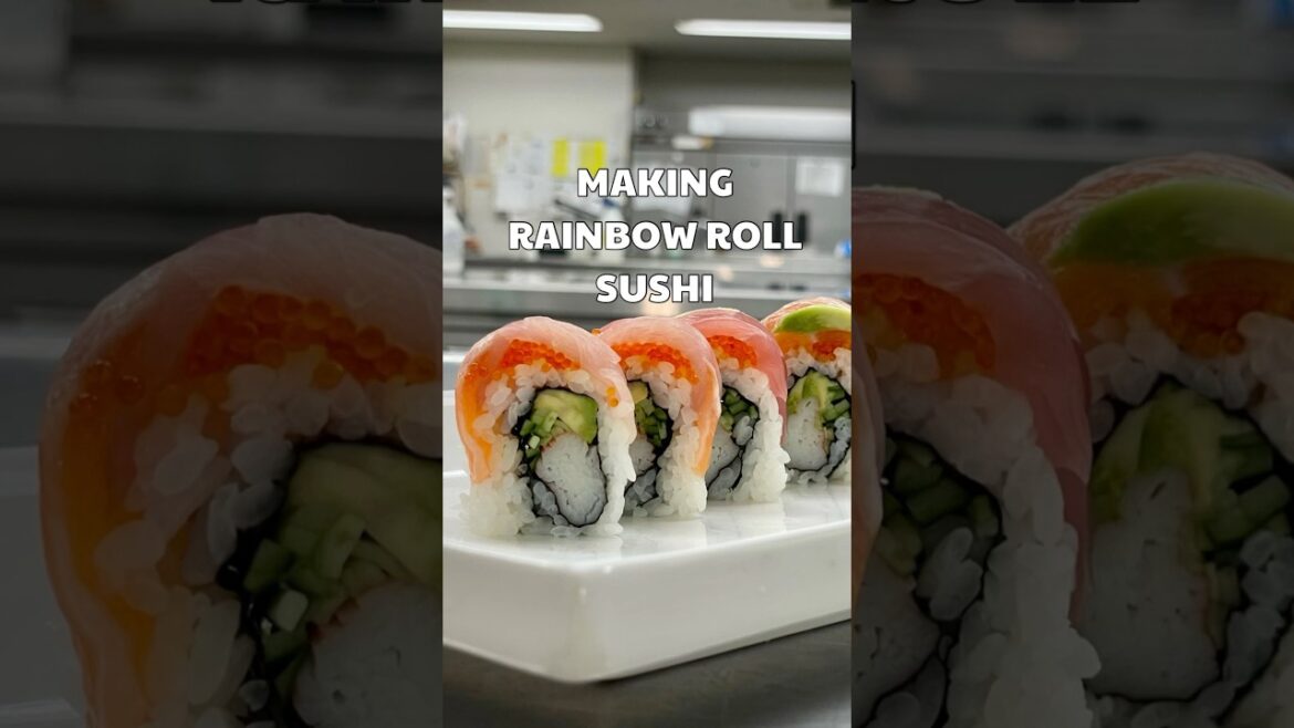 Making Rainbow Roll Sushi @tokyosushiacademyenglishcourse Making Rainbow Roll Sushi @tokyosushiacademyenglishcourse