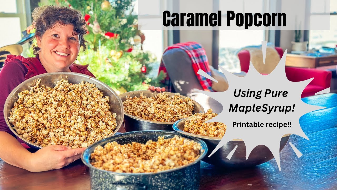 Old Fashioned Caramel Popcorn! No Corn Syrup! Dining and Cooking