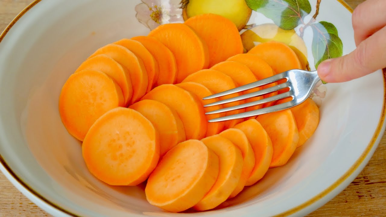 My mother-in-law taught me the new way how to cook sweet potatoes