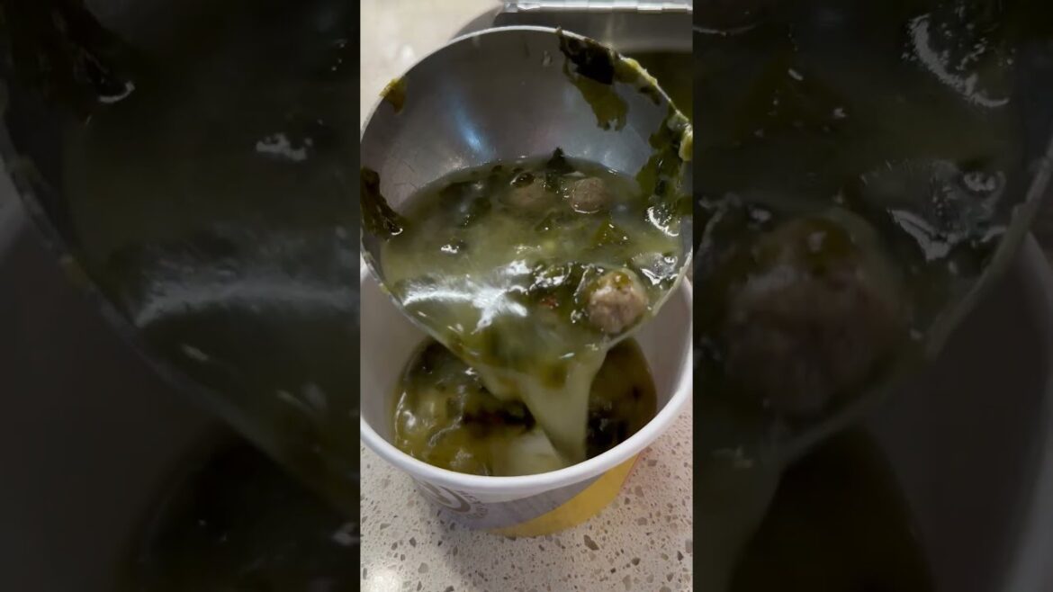 Indulge in a Bowl of Hearty Italian Wedding Soup #food #appetizer #soup #italian #satisfying #shorts