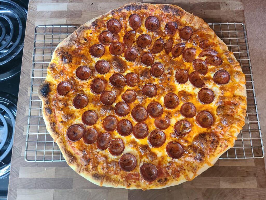Pepperoni overload and hot honey! Pepperoni overload and hot honey!