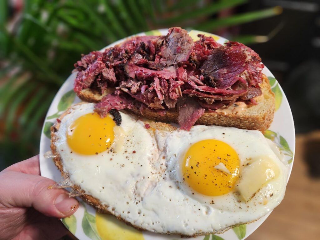 Pastrami & eggs