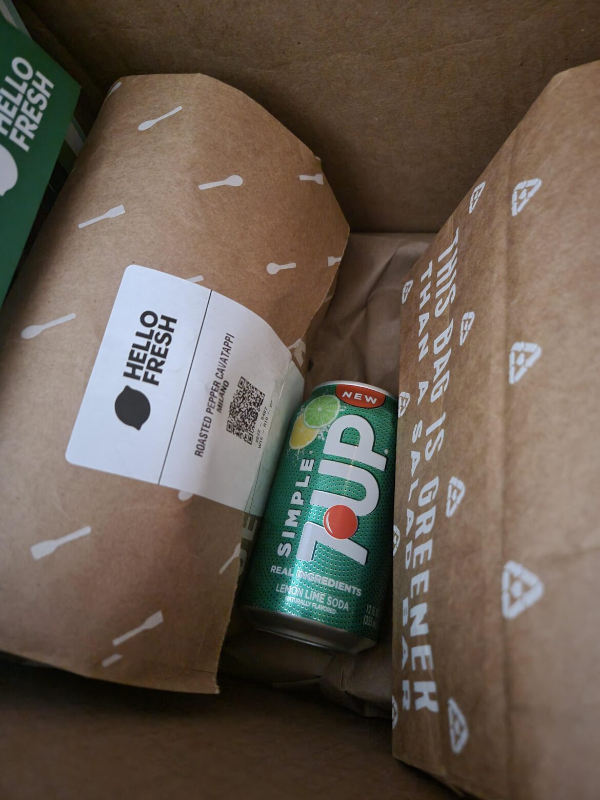 there Is a random soda in today's delivery. lol. has this happened to anyone before?