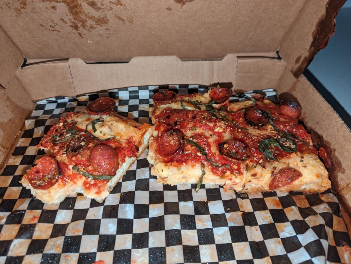 Did not feel like driving through today's bullshit traffic to pinthouse, so I tried out boss pizza co on McNeil. I will be back. This is the flaming moe