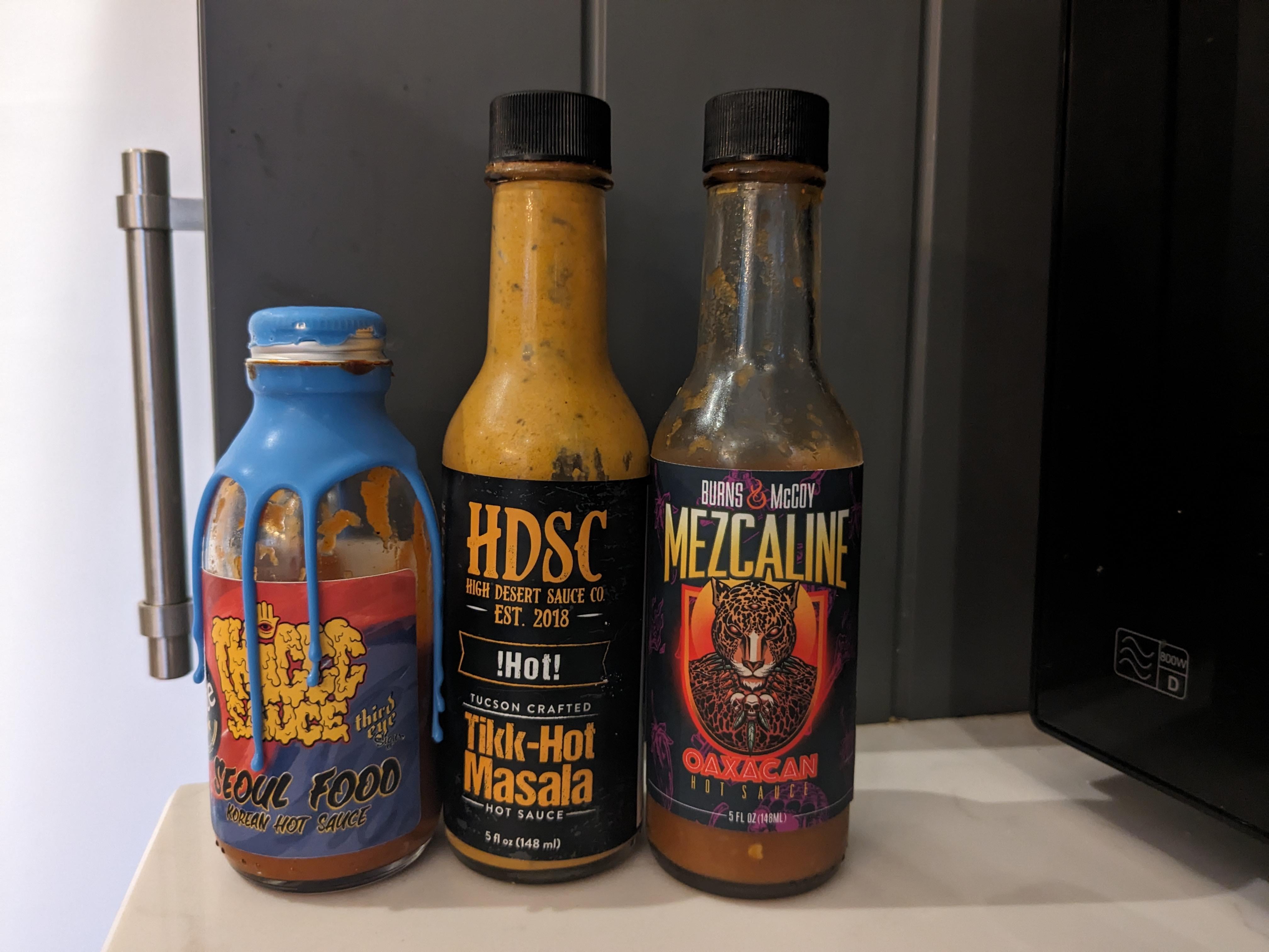 First sauces I've bought that are not Cholula/Tabasco/Franks Dining