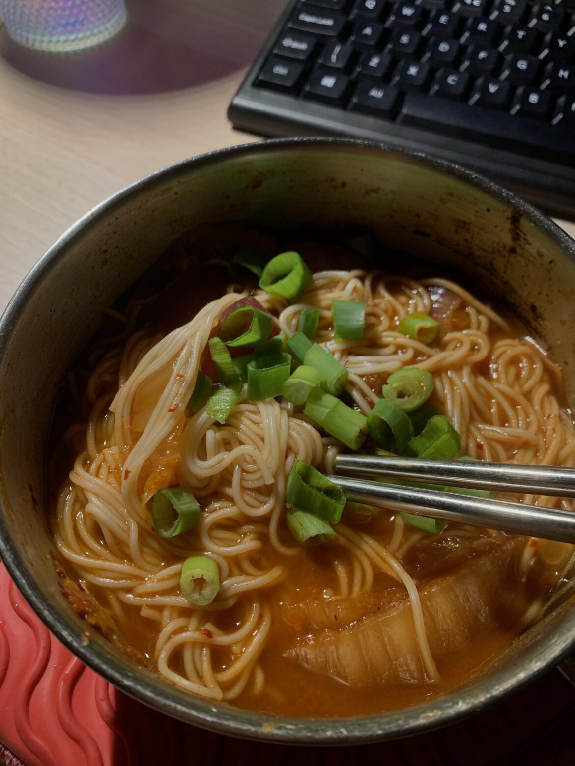 Kimchi jjigae…but with noodles? Kimchi jjigae…but with noodles?